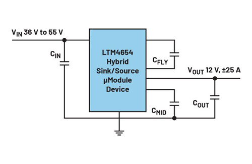 Achieving efficient voltage conversion through an intermediate voltage rail